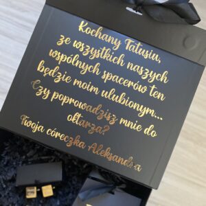 Box dla taty nr.1 - Ze wszystkich naszych wspólnych  spacerów…