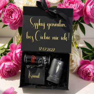 Box dla Świadka nr.2 - Szykuj garnitur, bez Ciebie nie idę!