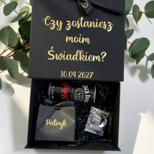 Mini box dla Świadka/ Drużby- czy zostaniesz moim Świadkiem/ Drużbą?
